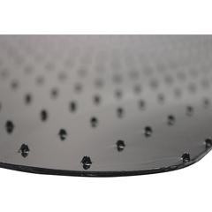 Floortex Advantagemat Black&reg; Vinyl Rectangular Chair Mat for Carpets - 48" x 60" - Carpeted Floor - 60" Length x 48" Width x 0.090" Depth x 0.090" Thickness - Rectangular - Classic - Polyvinyl Chl