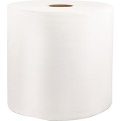 Livi VPG Select 46528 Hard Wound Roll Towel - 1 Ply - 8" Width x 1000 ft Length - 1 45/64" Core - Embossed - White - Fiber - 6 / Carton