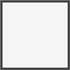 U Brands Magnetic Dry Erase Board, 35 x 35 Inches, Black Wood Frame (2892U00-01) - 35" (3 ft) Width x 35" (3 ft) Height - White Painted Steel Surface - Black Wood Frame - Square - Horizontal/Vertical 