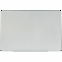 Universal Dry Erase Board - 72" (6 ft) Width x 48" (4 ft) Height - White Melamine Surface - Satin Aluminum Frame - 1 Each