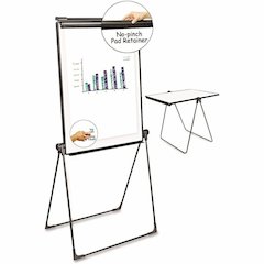 Universal Dry Erase Board - 38" (3.2 ft) Width x 32" (2.7 ft) Height - White Melamine Surface - Black Plastic Frame - 1 Each