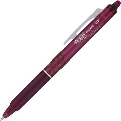 Pilot Erasable Gel Ink Pens - Retractable - Erasable - Burgundy Ink - Water Based, Gel-based - Translucent Barrel - Document, Writing - 1 Dozen
