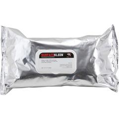 Read Right Surface Kleen Cleaning Wipes - 10" Length x 9" Width - Pre-moistened, Fast Acting, Quick Drying - White - 100 / Pack