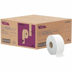 Cascades PRO Select Jumbo Toilet Paper - 2 Ply - 3.30" x 500 ft - White - Fiber - 12 / Carton