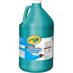 Crayola Washable Paint - 1 gal - 1 Each - Turquoise