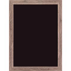 U Brands Decor Magnetic Chalkboard - 23" Width x 17" Height - Rustic Wood Frame - Horizontal/Vertical - 1 Each