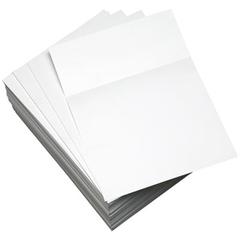 Lettermark Punched & Perforated Papers with Perforations 3-1/2" from the Bottom - White - 92 Brightness - Letter - 8 1/2" x 11" - 24 lb Basis Weight - 90 g/m² Grammage - 2500 / Carton - 2500 Shee