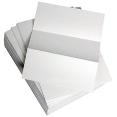 Lettermark Punched & Perforated Papers with Perforations every 3-2/3" - White - 92 Brightness - Letter - 8 1/2" x 11" - 20 lb Basis Weight - 75 g/m² Grammage - 2500 / Carton - 2500 Sheets - 500 S