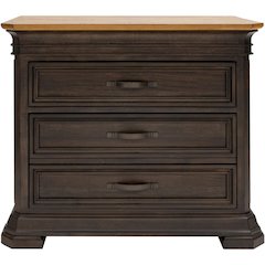 Martin Sonoma Lateral File - 30" Height x 36" Width x 22" Depth - Total Drawer(s): 2 - Material: Solid Wood - Finish: Dark Roast - 1 Each