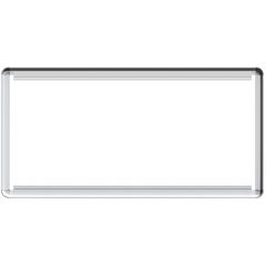Lorell Mounting Frame for Whiteboard - Silver - Aluminum - 1 Each