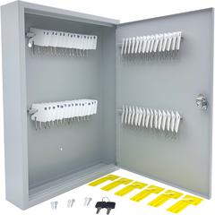 Huron Slotted Heavy-duty Key Cabinet - Keyhole Slot, Heavy Duty, Durable - Gray - Steel
