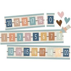 Teacher Created Resources Everyone is Welcome Number Line (-20 to +120) Bulletin Board - Theme/Subject: Welcome - Skill Learning: Number, Mathematics, Even Number, Odd Number - 23 Pieces - 1 Set