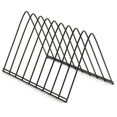 Officemate 93150 Triangular Wire File Sorter, Black - 7" Height x 7" Width x 11" DepthDesktop - Sturdy - Black - Steel Wire - 1 Each