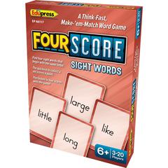 Teacher Created Resources Four Score Sight Words Game - Fun - Matching - 3 to 20 Players - 1 Each