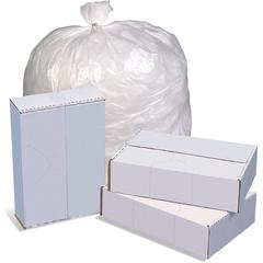 Everyday Genuine Joe High-Density Can Liners - 10 gal Capacity - 24" Length x 24" Width x 0.20 mil (5 Micron) Thickness - High Density - Natural - Resin - Office Waste, Receptacle - 1000 / Carton
