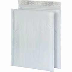 Quality Park Poly Bubble Mailers - Bubble - 8 1/2" Width x 11" Length - Strip - White - Poly - 25 / Box