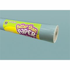Teacher Created Resources Better Than Paper Board Roll - Bulletin Board, Classroom - 48" Width x 12 ft Length - Calming Blue - 1 Roll