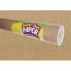 Teacher Created Resources Better Than Paper Board Roll - Bulletin Board, Classroom - 48" Width x 12 ft Length - Burlap - 1 Roll