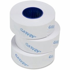 COSCO Contact Labelers 1-line White Labels - 7/16" Width x 13/16" Length - Removable Adhesive - White - 1 Each