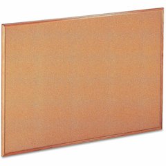 Universal Bulletin Board - 36" Board Height x 48" Board Width x 1.20" Board Depth - Brown Natural Cork, Tan Surface - Durable, Self-healing - Oak Wood Frame - 1 Each