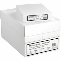 Special Buy Economy 20 lb Copy Paper - Letter - 8 1/2" x 11" - 20 lb Basis Weight - 8 / Carton - White