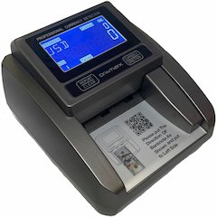 Dri Mark BillScan5 Counterfeit Detector Machine - Magnetic Ink, Infrared, Watermark, Dimension - 1 Second - Black - 1 Each