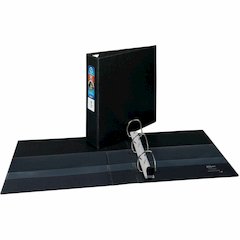 Avery&reg; 2" Heavy Duty Binder - 2" Binder Capacity - Letter - 8 1/2" x 11" Sheet Size - 540 Sheet Capacity - 2" Ring - Fastener: Ring - Pocket: 4, Internal - Polypropylene - Black - Recycled - Pocke