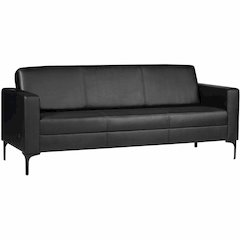 Lorell Clarke Series Sofa with Antimicrobial Upholstery and Power - 77.3" x 29.8" x 31" Overall Dimension - 1 Each