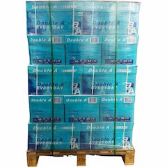Double A Everyday Multipurpose Copy Paper - Letter - 8 1/2" x 11" - Smooth - Fade Resistant, Double-sided, Jam-free, Acid-free - White - 500 Sheets per Ream - 40 / Pallet