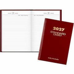 At-A-Glance Standard Diary Reminder - Small - Business - Julian Dates - Daily - 12 Month - January 2026 to December 2026 - 1 Day Single Page Layout - 5 3/4" x 8 1/4" Sheet Size - White Sheet - Case Bo