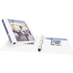 Avery&reg; Extra-Wide Heavy-Duty View Binder with One Touch EZD Rings - 1" Binder Capacity - Letter - 8 1/2" x 11" Sheet Size - 275 Sheet Capacity - 3 x D-Ring Fastener(s) - 4 Internal Pocket(s) - Pol