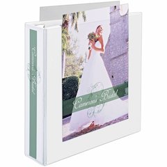 Avery&reg; Heavy-Duty View Extra Wide Binder, 2" EZD Rings, White - 2" Binder Capacity - Letter - 8 1/2" x 11" Sheet Size - 540 Sheet Capacity - 3 Ring - Fastener: D-Ring - Pocket: 4, Internal - Poly 