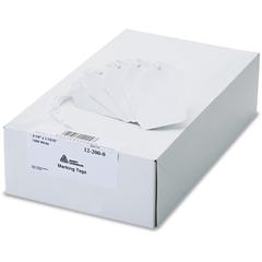 Avery&reg; White Marking Tags - 3.25" Length x 1.94" Width - Rectangular - Twine Fastener - 1000 / Box - Polyester, Cotton - White