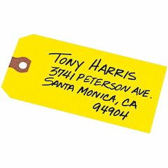 Avery&reg; Unstrung Shipping Tags, 11.5 pt. Stock, 4-3/4" x 2-3/8" , 1,000 Yellow Hang Tags - 4.75" Length x 2.37" Width - Rectangular - Card Stock - Yellow - 1000 / Box