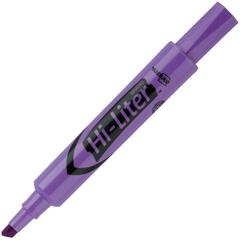 Avery&reg; Desk Style HI-LITER&reg;, Fluorescent Purple - Chisel Marker Point Style - Fluorescent Purple - Purple Barrel