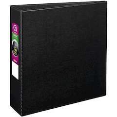 Avery&reg; Durable Binder - DuraHinge - 3" Binder Capacity - Letter - 8 1/2" x 11" Sheet Size - 600 Sheet Capacity - 3 Ring - Fastener: Slant D-Ring - Pocket: 2, Internal - Black - 1.98 lb - Recycled 