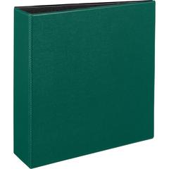 Avery&reg; Durable Binder - DuraHinge - 3" Binder Capacity - Letter - 8 1/2" x 11" Sheet Size - 600 Sheet Capacity - 3 x Slant D-Ring Fastener(s) - 2 Internal Pocket(s) - Green - 1.98 lb - Recycled - 
