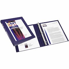 Avery Heavy-Duty Framed View Binder, 0.5" Slant Rings, Navy Blue - Avery&reg; Heavy-Duty Framed View 3 Ring Binder, 0.5" Slant Rings, 1 Navy Blue Binder (68051)