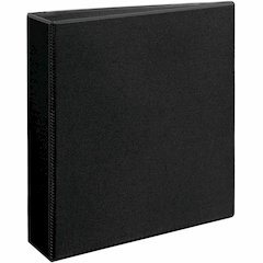 Avery Heavy-Duty View Binder, 2" One Touch Slant Rings, Black - Avery&reg; Heavy-Duty View 3 Ring Binder, 2" One Touch Slant Rings, 1 Black Binder (79692)