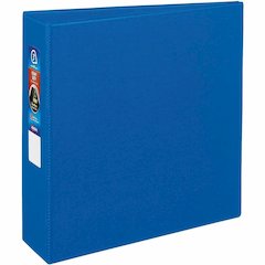Avery&reg; 3" Heavy Duty Binder - 3" Binder Capacity - Letter - 8 1/2" x 11" Sheet Size - 670 Sheet Capacity - 3" Ring - Fastener: Ring - Pocket: 4, Internal - Polypropylene - Blue - Recycled - Pocket