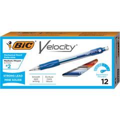 BIC Mechanical Pencils - #2 Lead - 0.7 mm Lead Diameter - Refillable - Blue Barrel - 1 Dozen