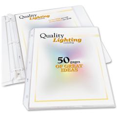 C-Line High-Capacity Top-Loading Sheet Protectors - 50 x Sheet Capacity - For Letter 8 1/2" x 11" Sheet - Clear - Polypropylene - 25 / Box