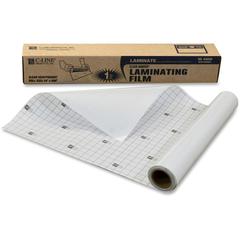 C-Line Heavyweight Cleer Adheer Laminating Film Roll - Clear, One-Sided, 24 x 600, 1/BX, 65050