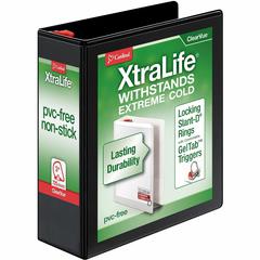 Cardinal Xtralife ClearVue Locking Slant-D Binders - 3" Binder Capacity - Letter - 8 1/2" x 11" Sheet Size - 725 Sheet Capacity - 2 29/32" Spine Width - 3 x D-Ring Fastener(s) - 2 Inside Front & Back 