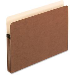 Pendaflex Letter Recycled Expanding File - 8 1/2" x 11" - 3 1/2" Expansion - Manila Paper, Tyvek, Red Fiber - Tyvek Gusset - 30% Recycled - 25 / Box