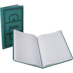 Boorum & Pease Boorum 66 Series Blue Canvas Journal Books - 150 Sheet(s) - Thread Sewn - 7.62" x 12.12" Sheet Size - Blue - White Sheet(s) - Blue, Red Print Color - Blue Cover - 1 Each