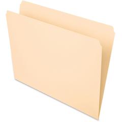 Pendaflex Essentials Letter Recycled Top Tab File Folder - 8 1/2" x 11" - 3/4" Expansion - 11 pt. - 1 Plys - Manila Paper - Manila - 10% Recycled - 100 / Box