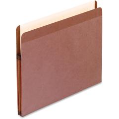 Pendaflex Letter Recycled Expanding File - 8 1/2" x 11" - 1 3/4" Expansion - Red Fiber, Polyester - Red Fiber - Moisture Resistant, Rip Resistant, Laminated, Spill Proof, Reinforced Gusset, Durable - 