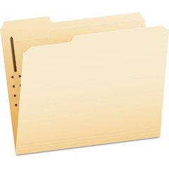 Pendaflex 1/3 Tab Cut Letter Top Tab File Folder - 8 1/2" x 11" - 1 Fastener - 2" for Folder - Top Tab Location - Assorted Tab Position - 11 pt. - Manila Paper - Manila - Reinforced Tab, Heavyweight C