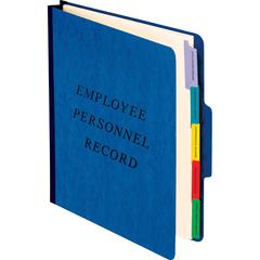 Pendaflex 1/3 Tab Cut Letter Recycled Organizer Folder - 8 1/2" x 11" - 2" Expansion - Center Tab Position - 5 Divider - 20 pt. - Blue - Preprinted - 60% Recycled - 1 Each